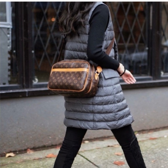 💕👜LOUIS VUITTON Reporter PM Crossbody Shoulder Bag Monogram Leather - Picture 16 of 16